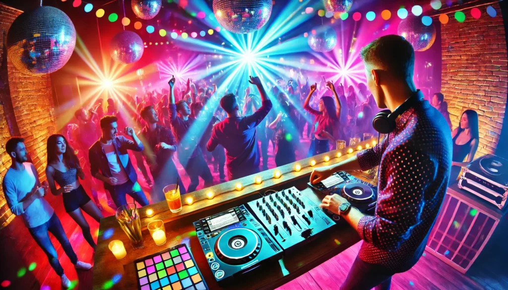 Luces para DJs con efectos LED y láser para crear ambiente en fiestas y discotecas