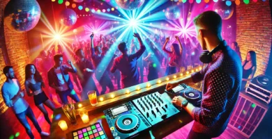 Luces para DJs con efectos LED y láser para crear ambiente en fiestas y discotecas