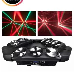 spider led beam triangular cuatrovientoscye luces de discoteca