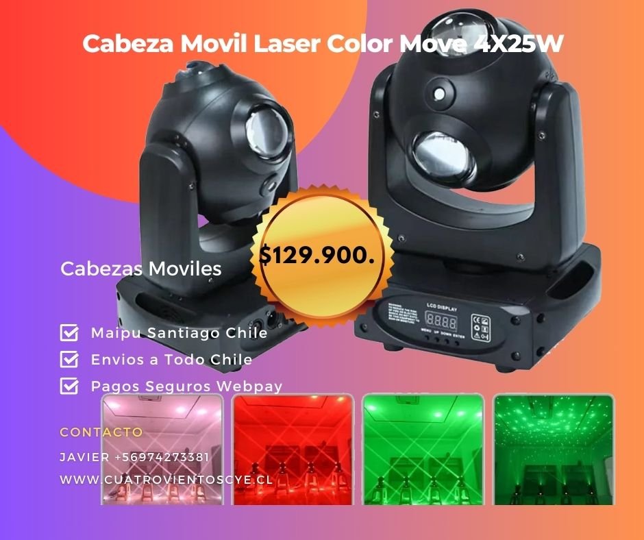 Cabeza-Movil-Laser-Color-Move-4X25W