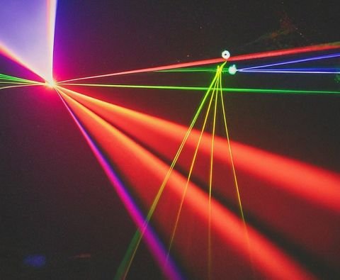 luces laser de fiesta