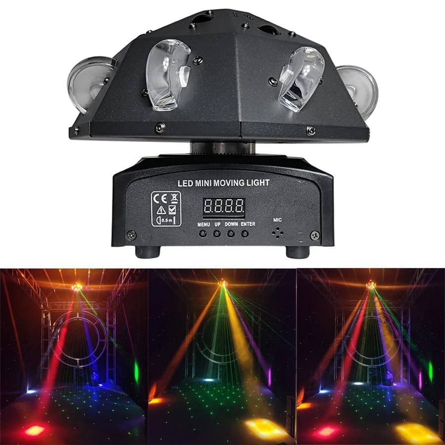 luces-moviles-fiestas-Cabeza-Movil-LED-UFO-Beam