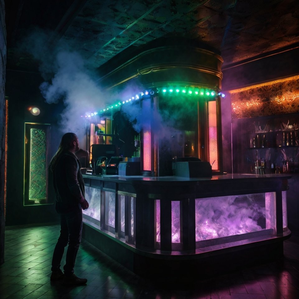 Las discotecas utilizan máquinas de humo para potenciar la experiencia de los clientes, creando una atmósfera envolvente que se complementa con la música y las luces