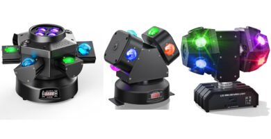 Cabeza móvil multi-beam con luces LED para fiestas, iluminación profesional