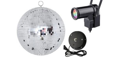 Pack de Bola Disco para Fiestas – Ideal para Patios, Quinchos y Parcelas