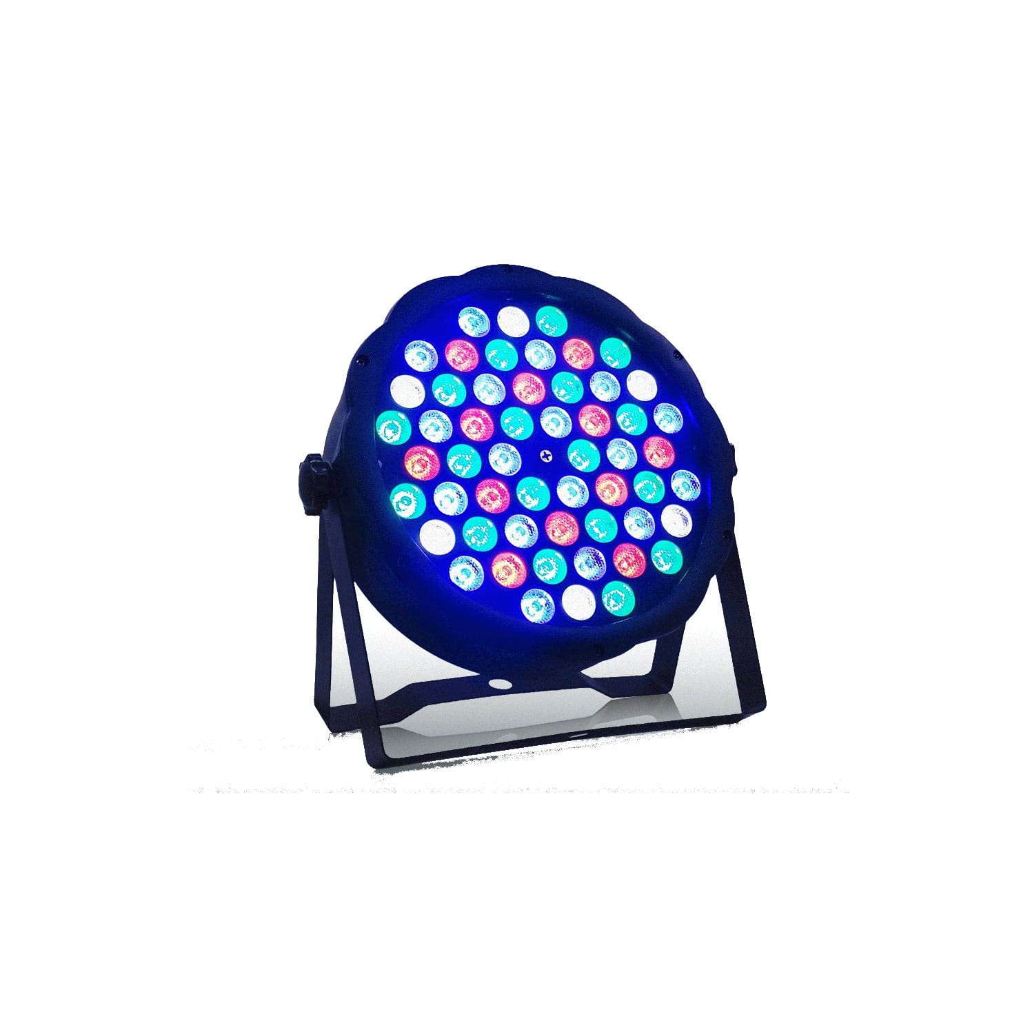 Foco LED 54x1.5W luces de colores para fiestas en casa y quinchos
