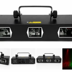 Laser fiesta RGB de 3 salidas para DJ, discotecas, eventos y fiestas en Chile | CuatroVientosCYE