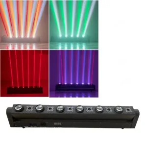 Octobeam 6 Lentes con Láser RGB