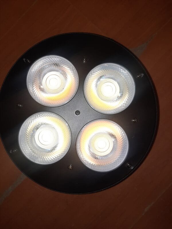 Foco PAR LED Slim COB 4x50W – Carcasa Metálica Profesional Blanco Cálido y Frío