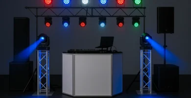 Set de luces LED para fiestas con efectos de colores para DJs y eventos