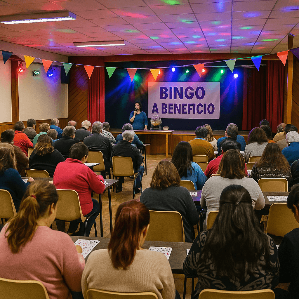 Iluminación LED profesional para eventos en sedes sociales con focos, barras UV, Mini Spider y efectos especiales.