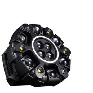 Cabeza Móvil LED 3 en 1 – 6 Ojos + Luz Wash + Strobo + Láser