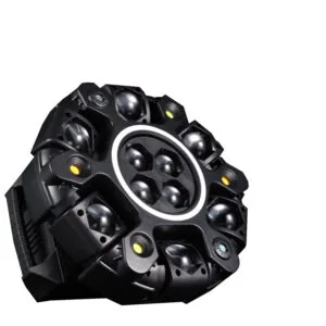 Cabeza Móvil LED 3 en 1 – 6 Ojos + Luz Wash + Strobo + Láser