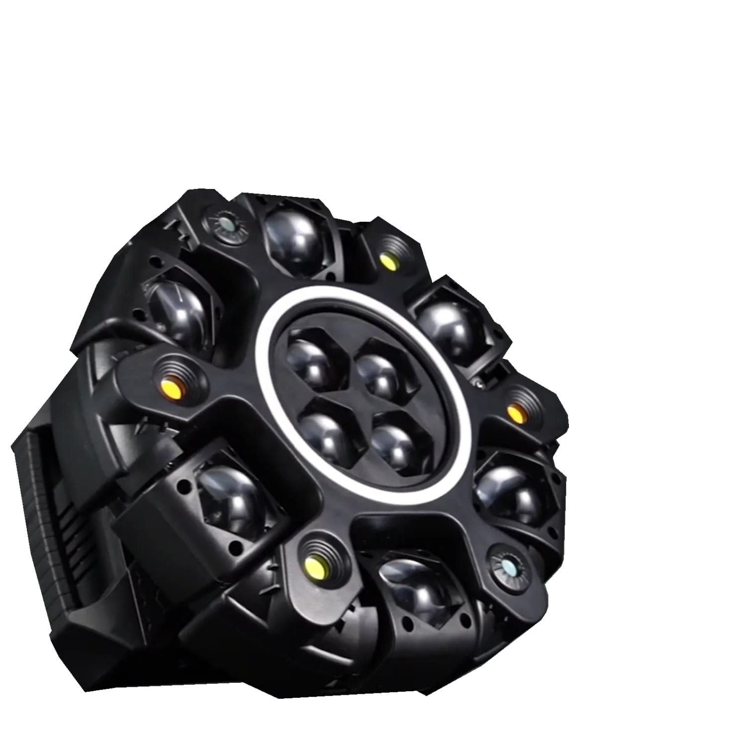 Cabeza Móvil LED 3 en 1 – 6 Ojos + Luz Wash + Strobo + Láser