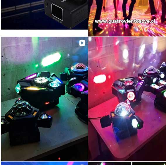 Video Cabezas Móvil LED Pulpo Beam – CuatrovientosCYE