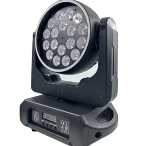 Cabezal Móvil LED Wash 18 LEDs RGBW