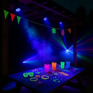 Set de Luces para Fiesta Flúor