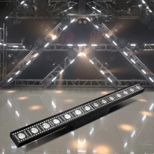 barra led color ámbar para escenarios y auditorios