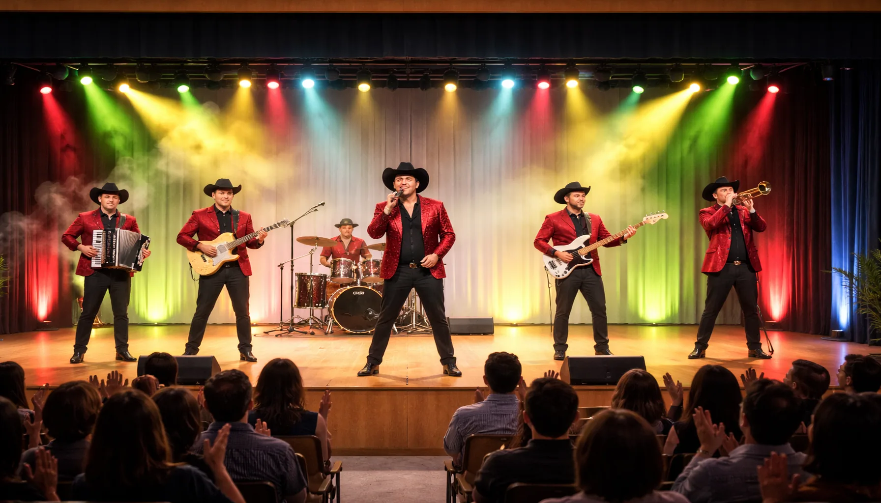 Luces para escenarios en salones de eventos, iluminación profesional LED