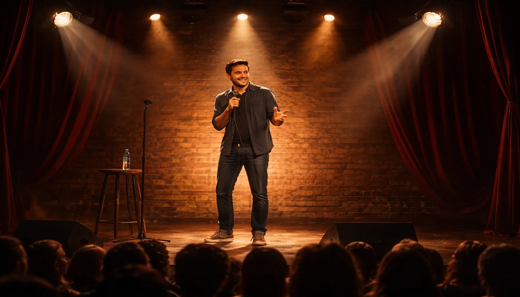 Tipos de luces teatrales e iluminación para escenario de teatro con focos LED