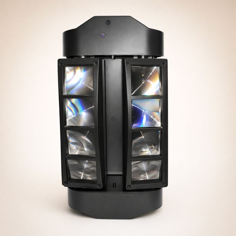 luces mini spider led rgbw tipo araña con efecto beam dmx para fiestas y eventos