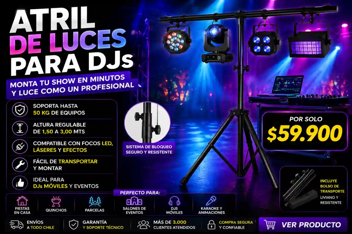 Atril de Luces para DJs