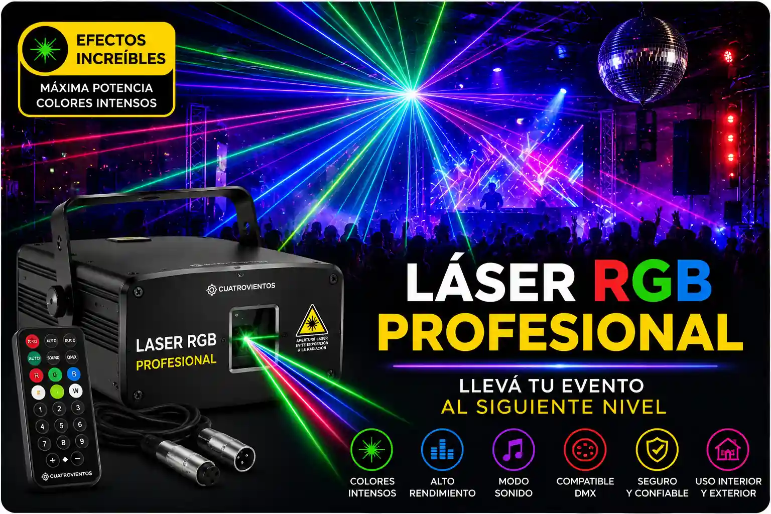 Láser RGB Profesional