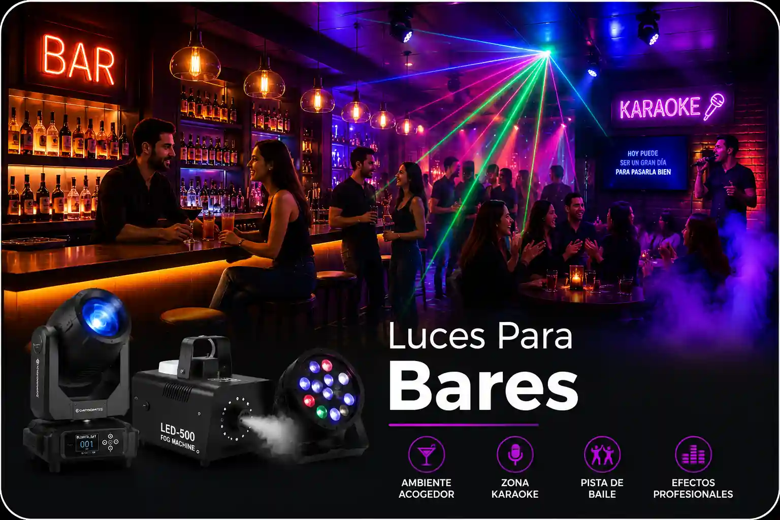 Luces para Bares