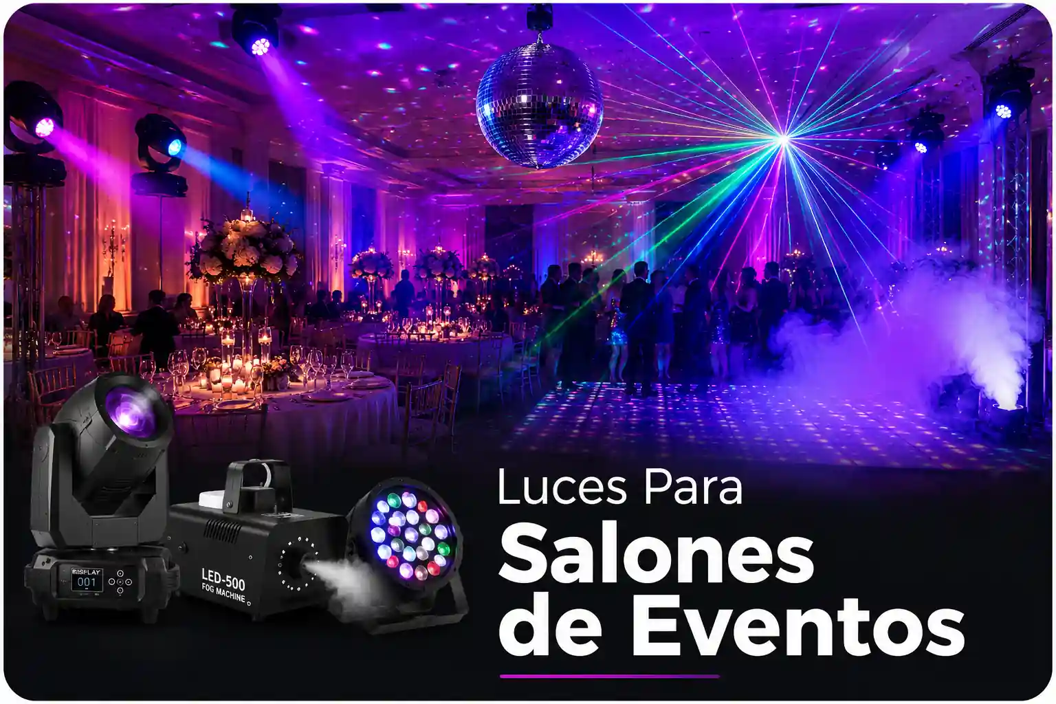 Luces para Salones de Eventos