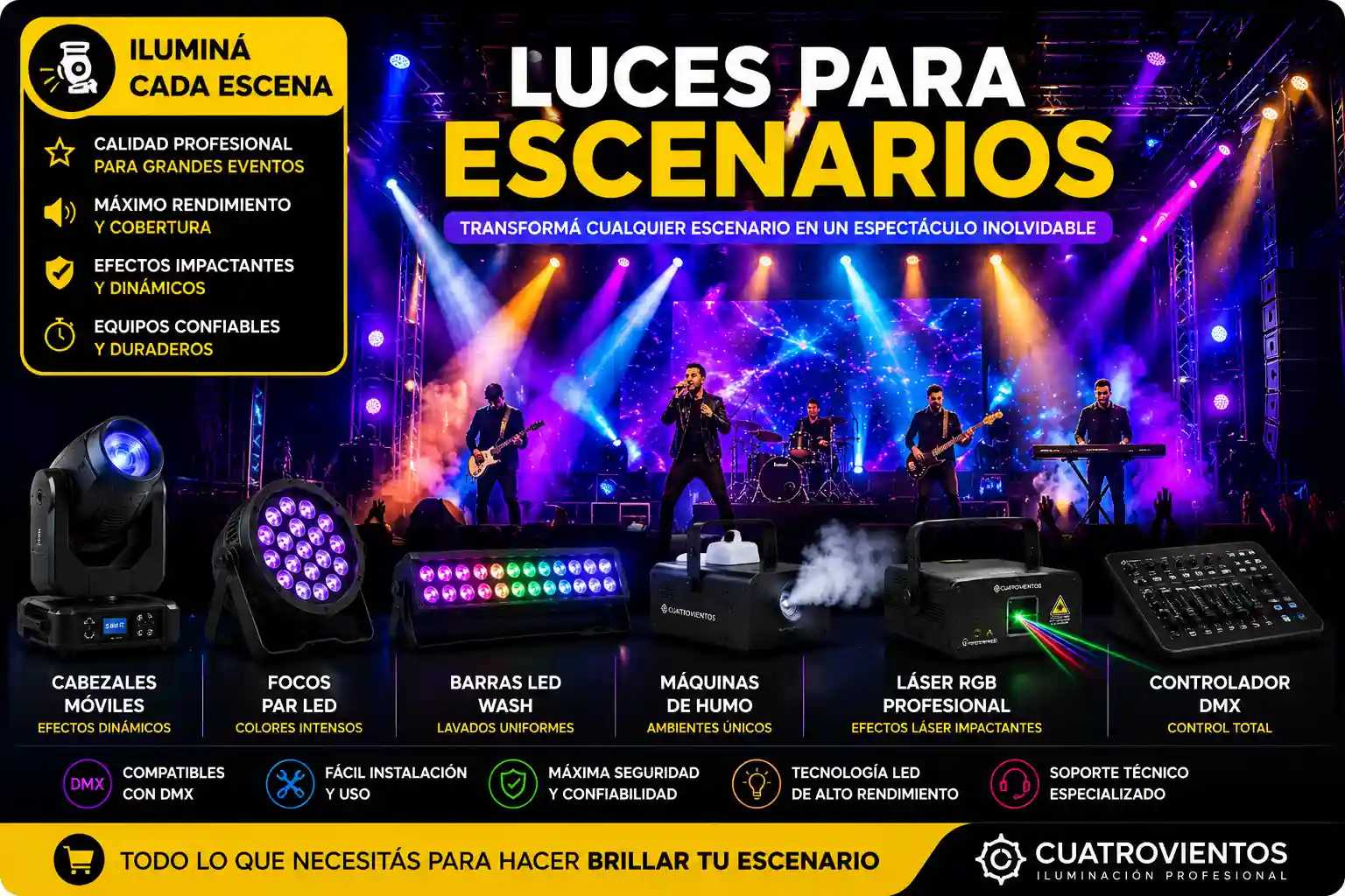 Luces para Escenarios