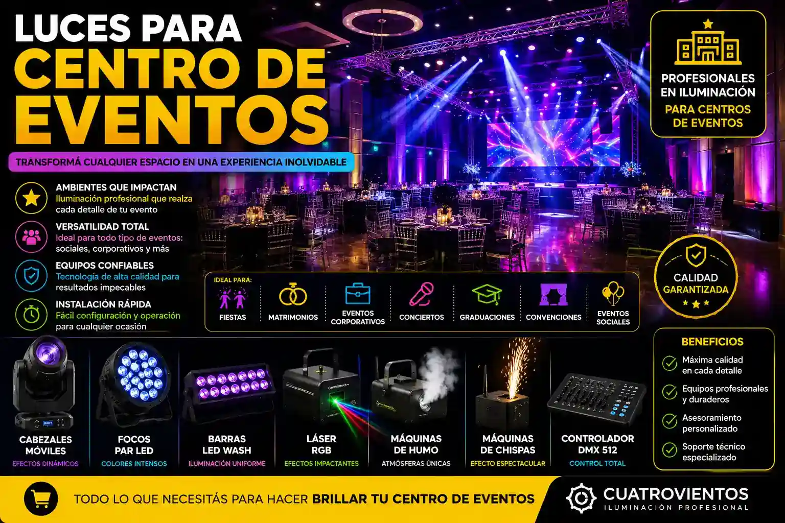 Luces Centros de Eventos