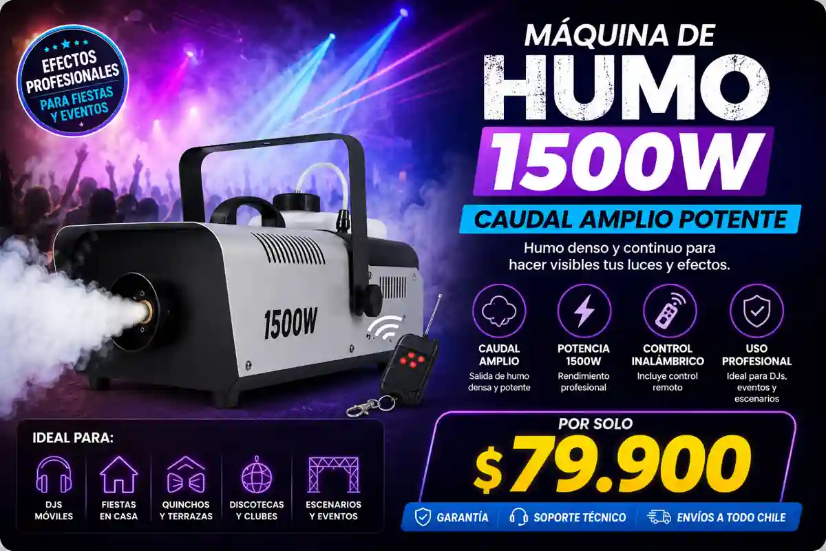 Máquina de Humo 1500W